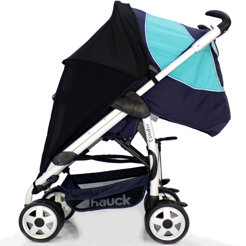 Sunny Sail Universal Quinny Zapp Buggy Pram Stroller Shade Parasol Substitute - Baby Travel UK
 - 6