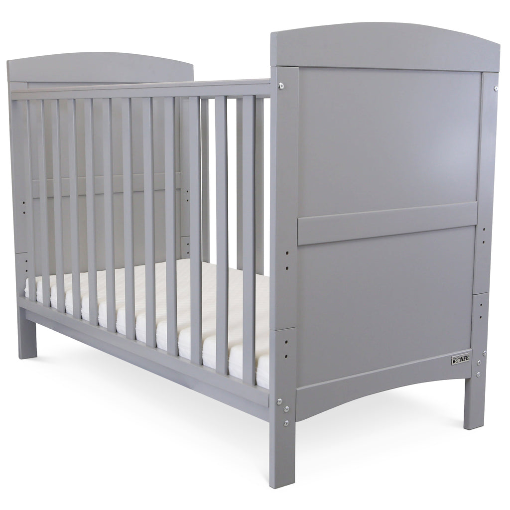 Baby Bed Toddler Cot Grey