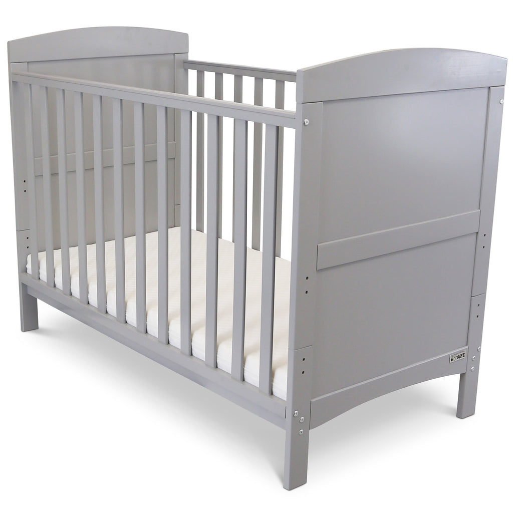 Bedside Cot Bed Crib Baby Junior Bed Grey