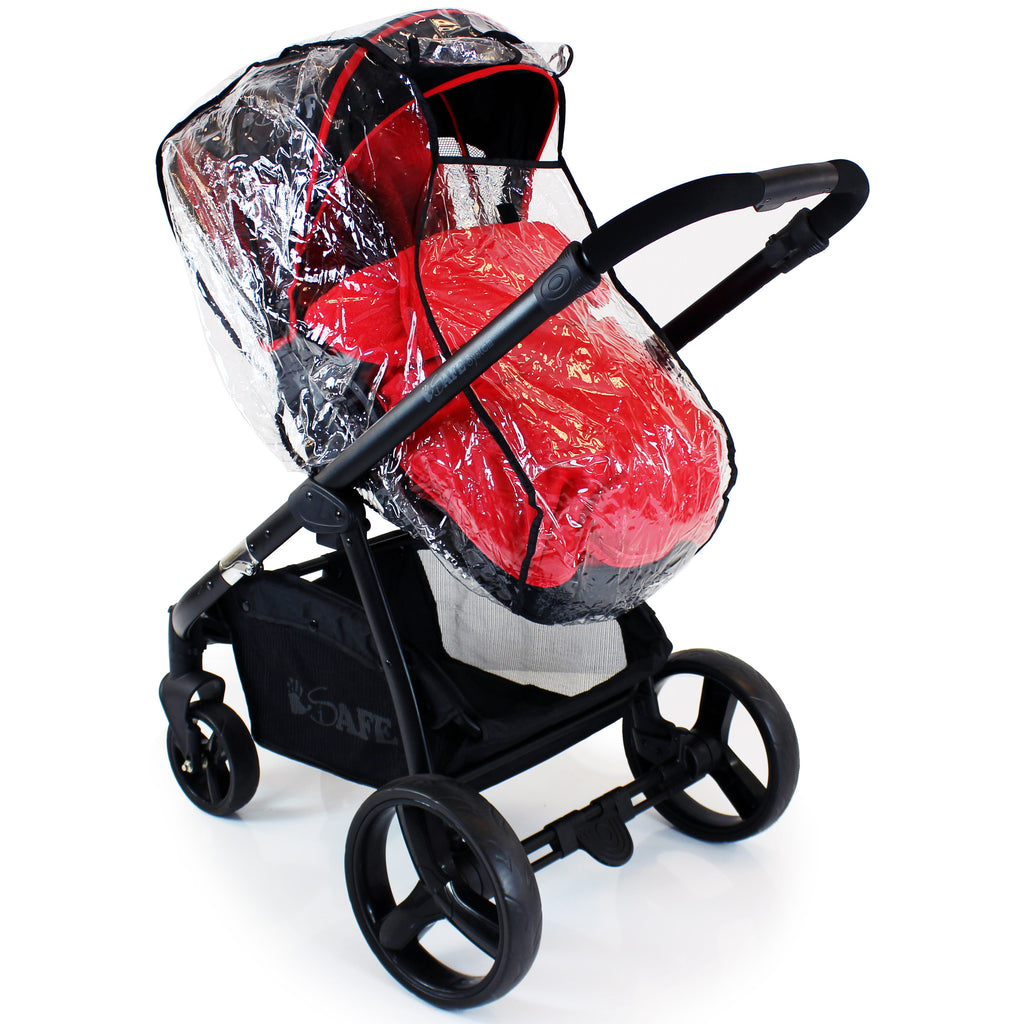 Rain Cover For Graco Evo Carrycot & Stroller All In 1  Wind Rain Coverall - Baby Travel UK
 - 1
