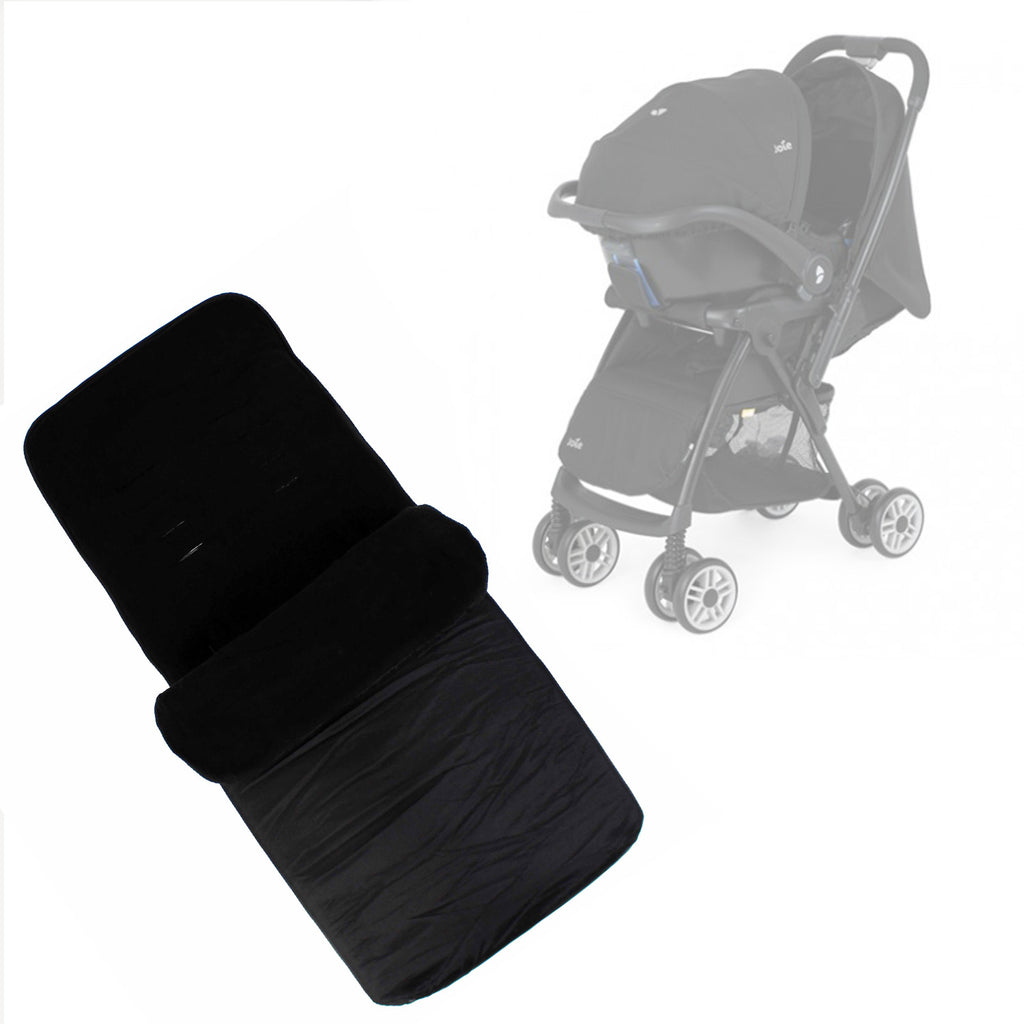 Buddy Jet Foot Muff Black Suitable For Joie Mirus Travel System (Black Ink) - Baby Travel UK
 - 1