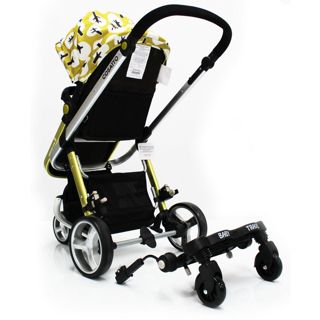 Buggy Stroller Pram Board To Fit Cosatto Giggle - Black/Grey - Baby Travel UK
 - 4