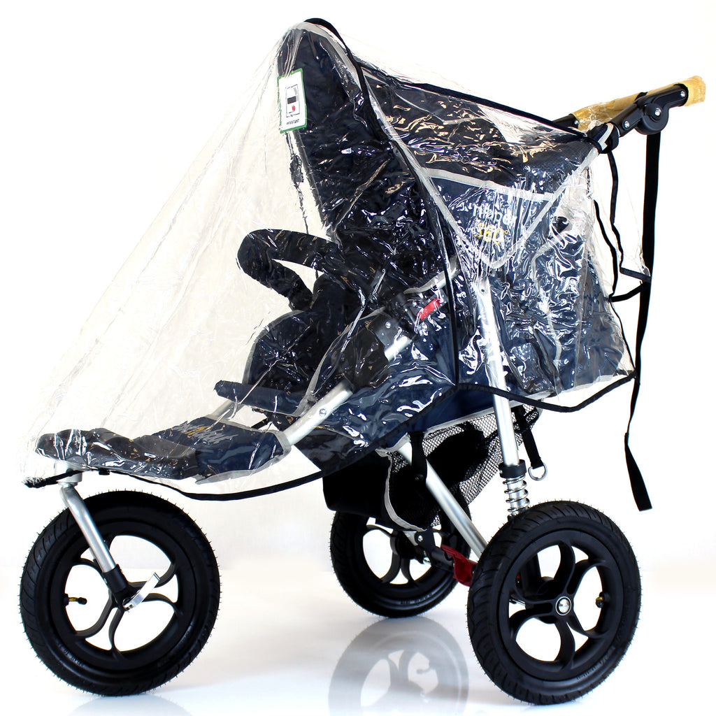 Stroller Raincover 3 Wheeler For Cosatto Venture Stroller - Baby Travel UK
 - 5