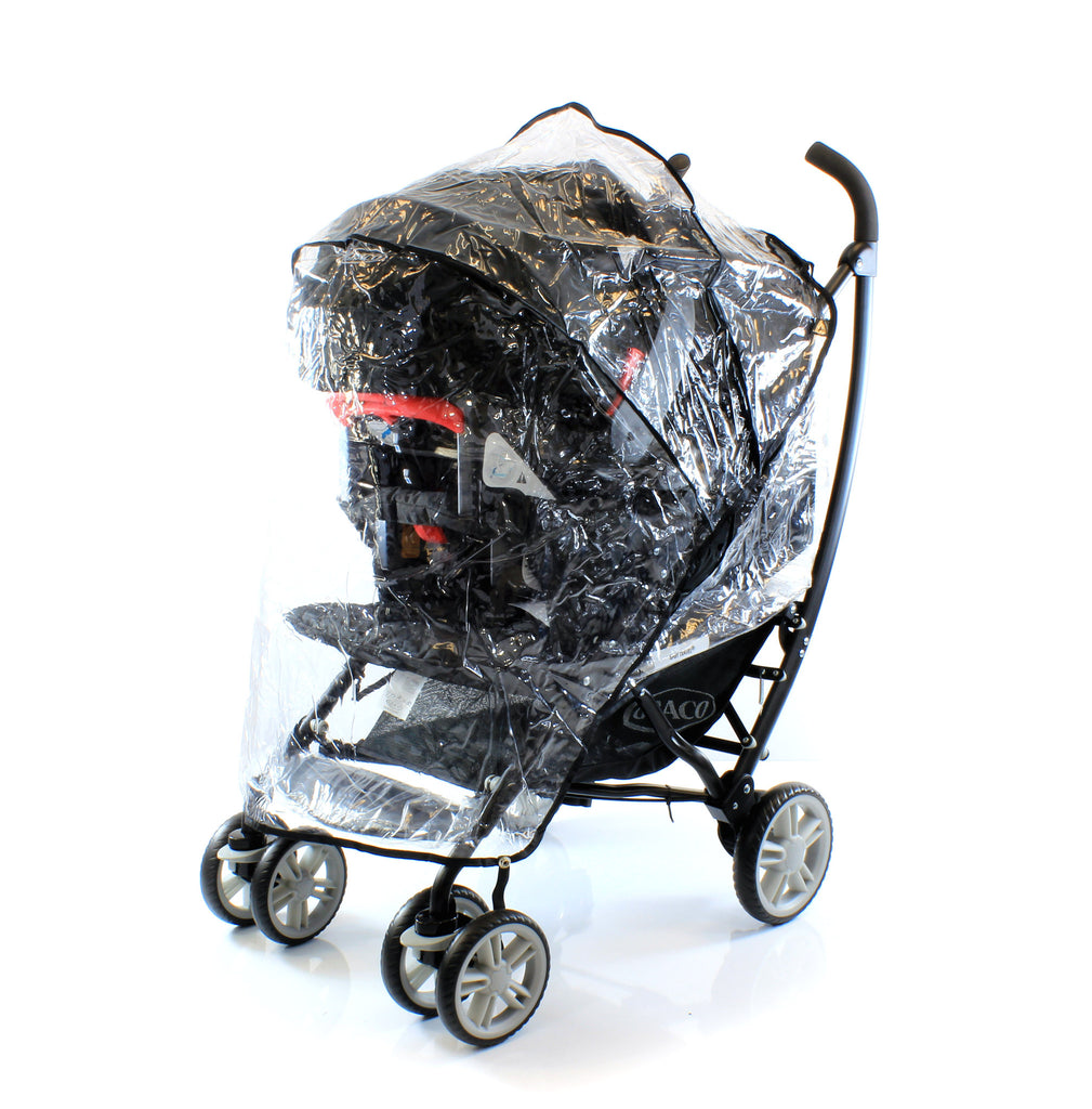 Universal Raincover To Fit Graco Mirage Classic & Graco Mosaic Travel System - Baby Travel UK
 - 5