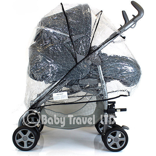 Universal Chicco Nunu Pramette Full Raincover Baby Wind Rain Pram Coverall - Baby Travel UK
 - 2