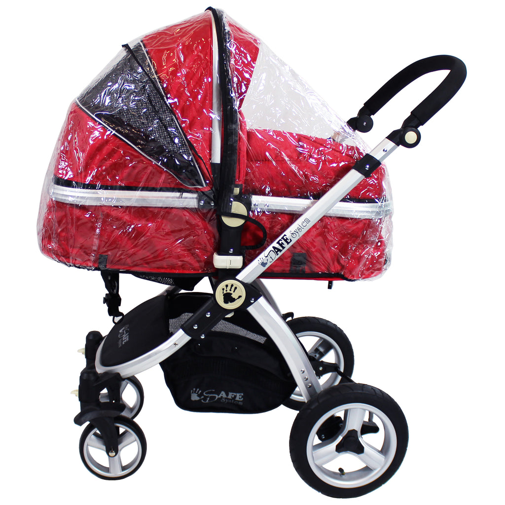 Raincover For iSafe Pram System Stroller & Carry Cot Mode - Baby Travel UK
 - 2