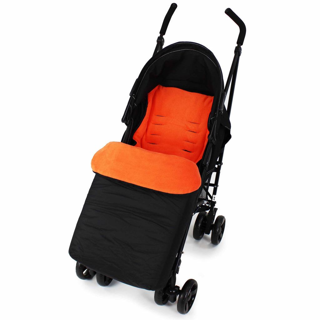 Footmuff  Buddy Jet For OBaby Apollo Twin Stroller (Grey Stripe/Lime) - Baby Travel UK
 - 5