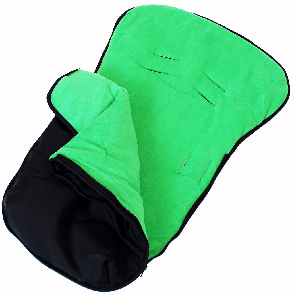 iSafe Buddy Jet Carseat Footmuff - Leaf (Black / Green) - Baby Travel UK
 - 3