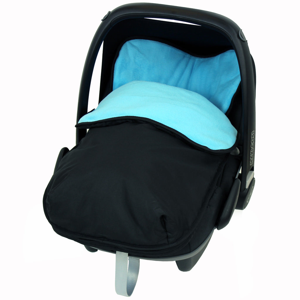 iSafe Buddy Jet Carseat Footmuff - Ocean (Black / Blue) - Baby Travel UK
 - 1