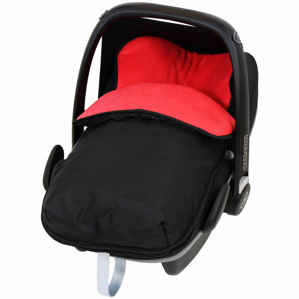 iSafe Buddy Jet Carseat Footmuff - Warm Red (Black / Red) - Baby Travel UK
 - 1