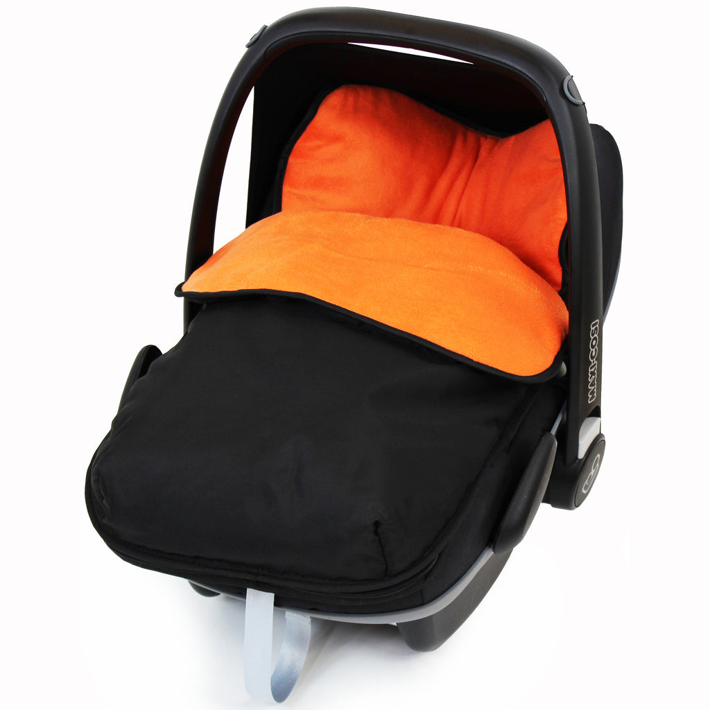 iSafe Buddy Jet Carseat Footmuff - Black/Orange (Orange) - Baby Travel UK
 - 1