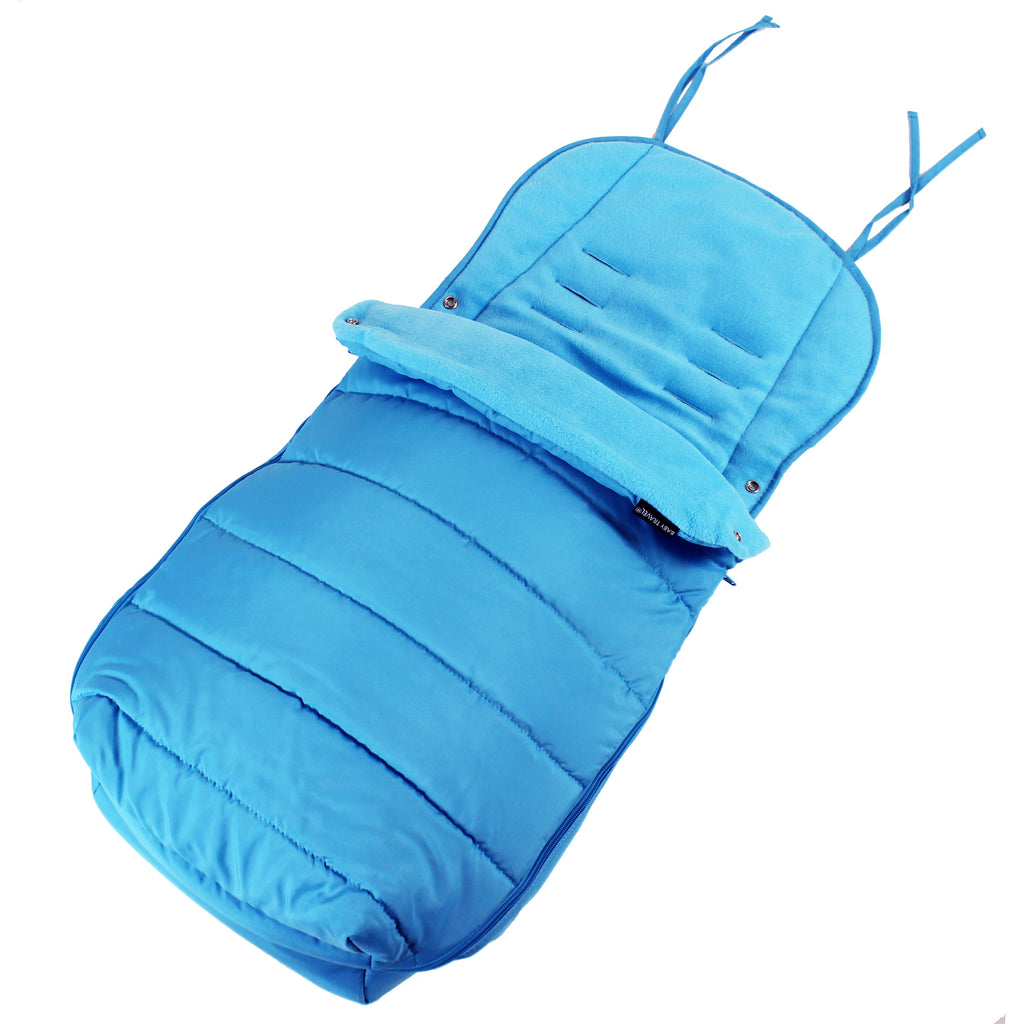 XXL Large Luxury Foot-muff And Liner For Maclaren Techno XT - Ocean (Blue) - Baby Travel UK
 - 2