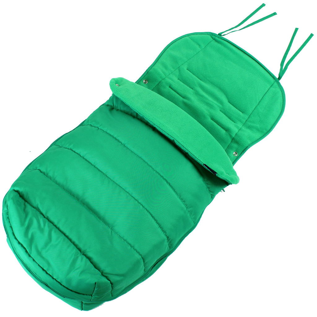 XXL Large Luxury Foot-muff And Liner For Mamas And Papas Armadillo - Leaf (Green) - Baby Travel UK
 - 2