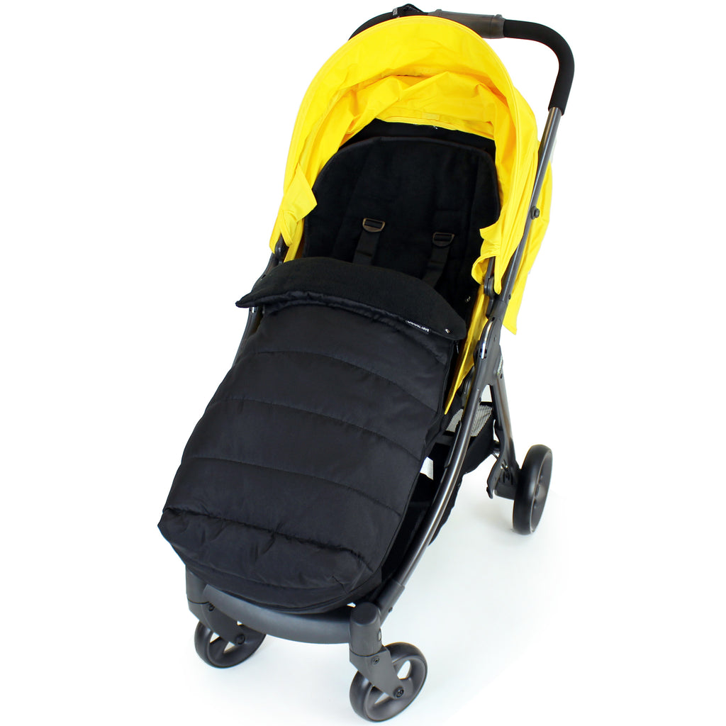 Stroller Footmuff Liner Large Toddler Sleeping Bag - Black - Baby Travel UK
 - 5
