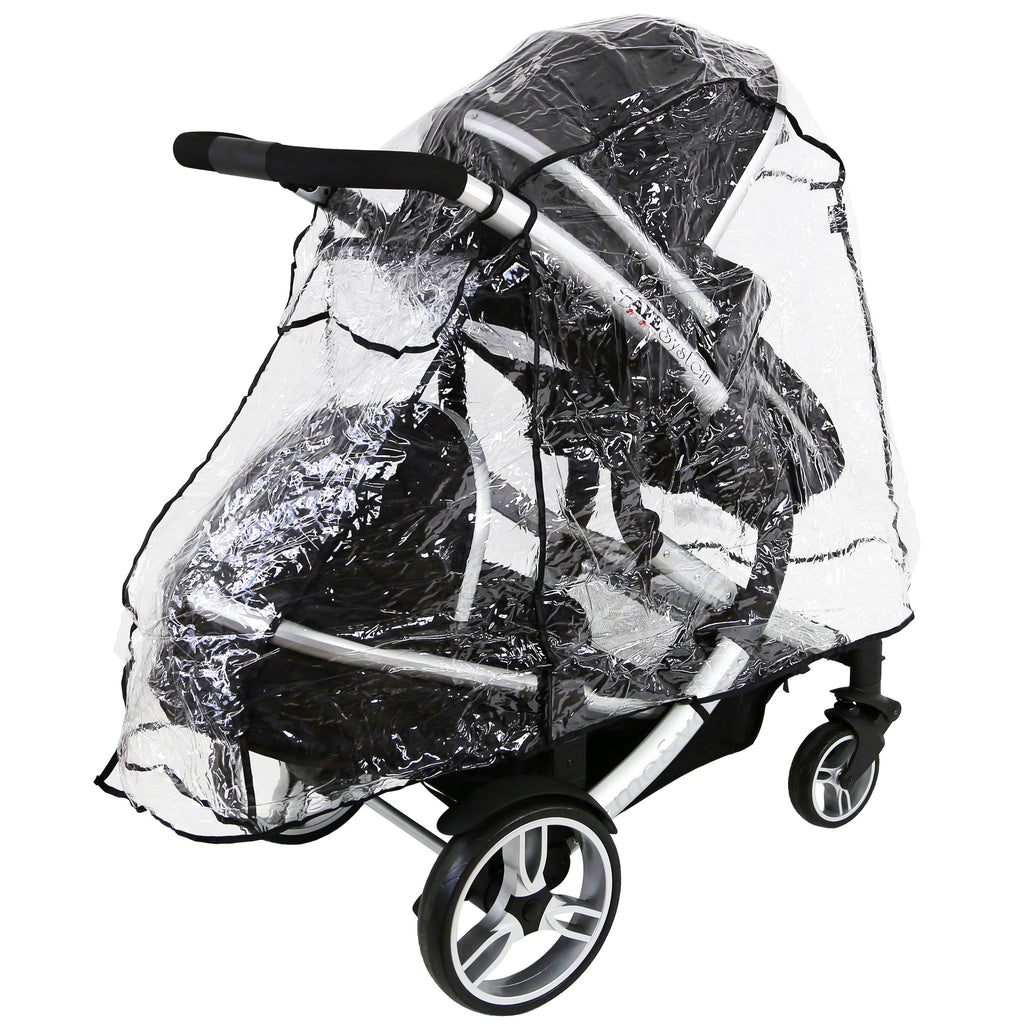 Rain Cover For Jane Twone Twin Matrix Light 2 Pushchair - Baby Travel UK
 - 4