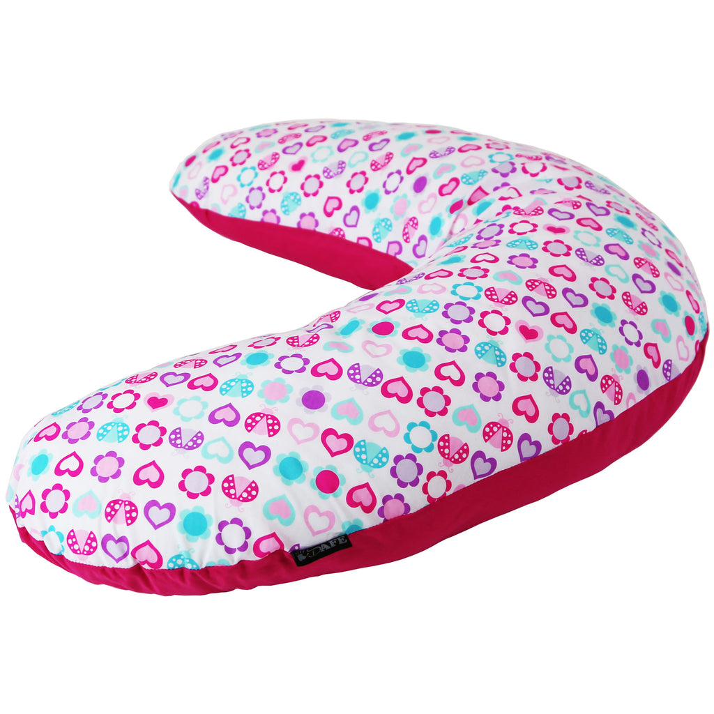 iSafe Pregnancy Maternity And Feeding Pillow Love Bug + Vacuum Storage Bag + Pillow Case - Baby Travel UK
 - 5