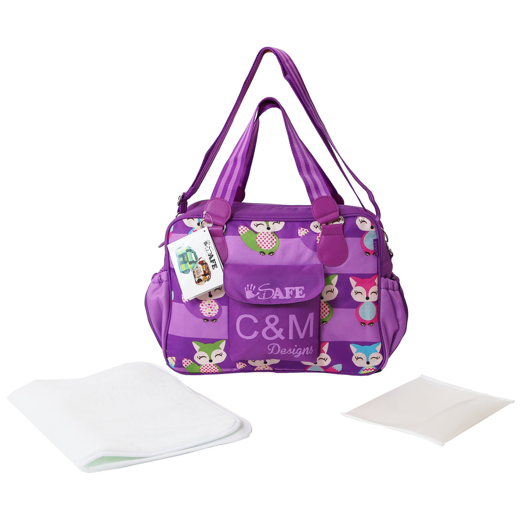 iSafe Changing Bag Luxury Quality Complete With Changing Mat - Foxy Design - Baby Travel UK
 - 1