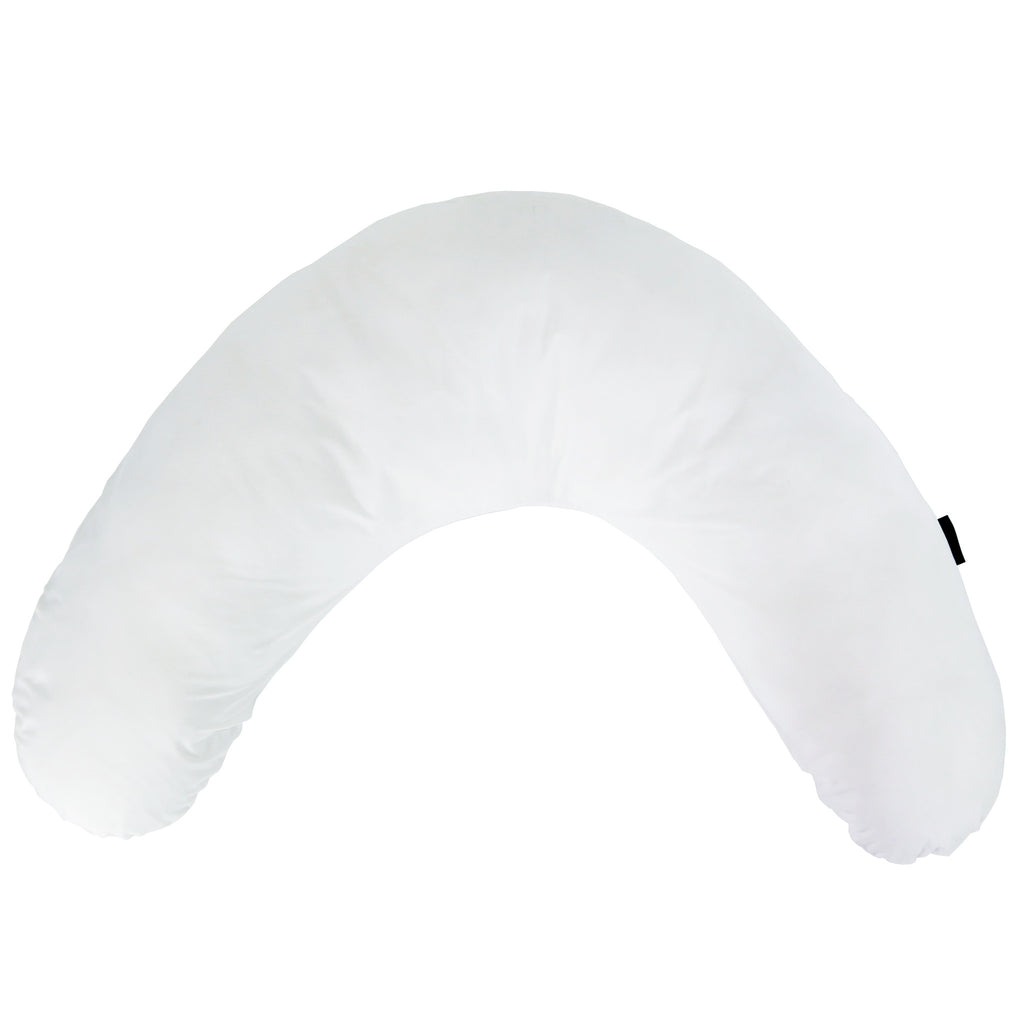iSafe Pregnancy Maternity And Feeding Pillow - White + Vacuum Storage Bag + Pillow Case - Baby Travel UK
 - 4