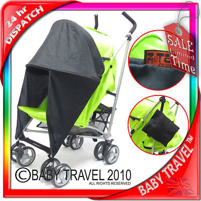 Sunny Sail 3 Wheeler Hauck Citi Stroller Buggy Pram Shade Parasol Substitute - Baby Travel UK
 - 4
