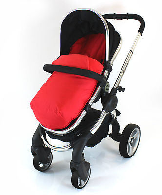 Cosy Toes With Pouches Stroller Liner For iCandy Peach Pear Apple Pram (lite) - Baby Travel UK
 - 4