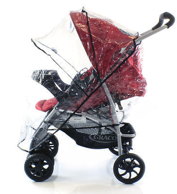Graco Mirage Type Raincover Cover For The Hauck Jeep Shopper 6 Stroller - Baby Travel UK
