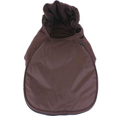 New Footmuff Hot Chocolate Brown Fits Car Seat Mode Icandsapy Strawberry Apple Pear - Baby Travel UK
 - 2