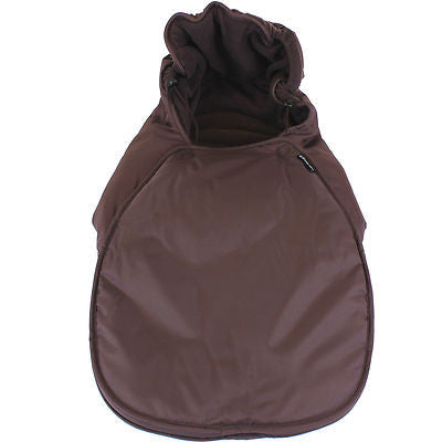 Footmuff Hot Chocolate Brown Fits Car Seat Mode On Bugaboo Bee Camelon - Baby Travel UK
 - 2