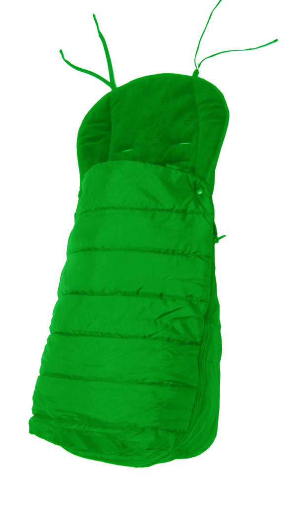 Deluxe 2 In 1 Footmuff Buggy Cosytoes Liner Leaf Green - Baby Travel UK
