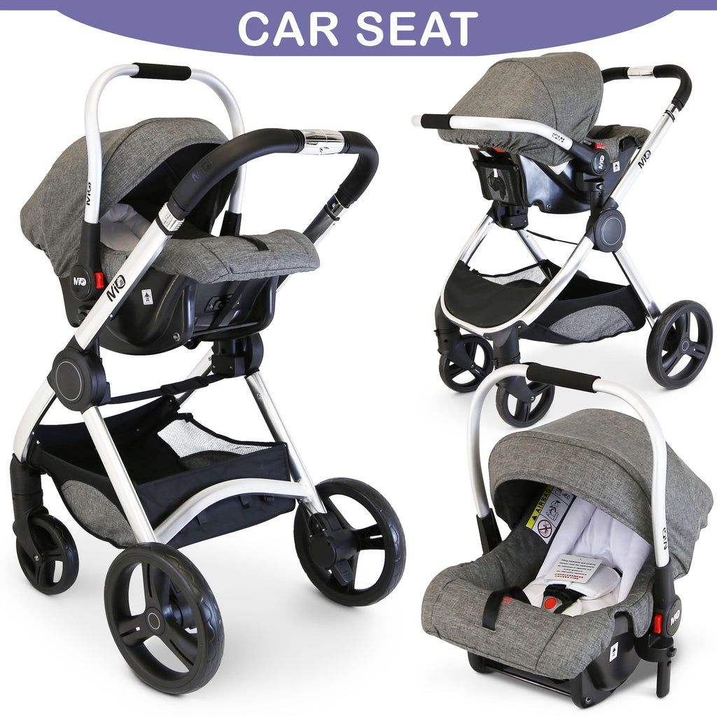 praent facing, baby pram, pushchair, stroller, mio pram, amazon.co.uk