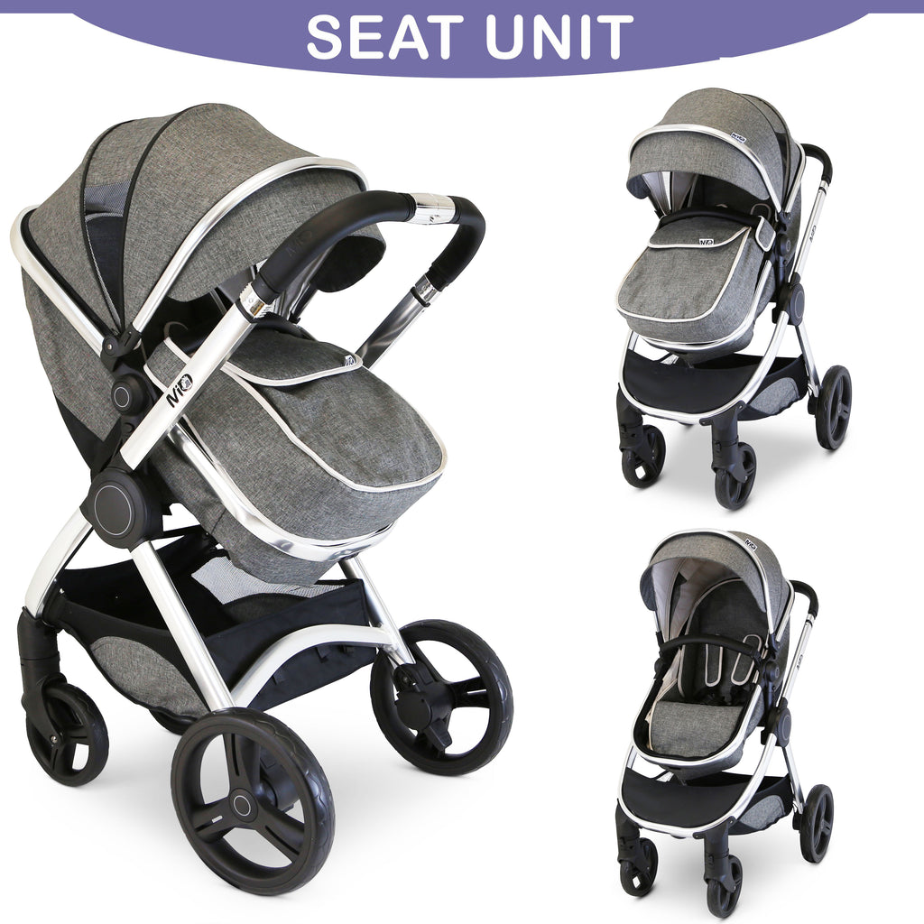 praent facing, baby pram, pushchair, stroller, mio pram, amazon.co.uk
