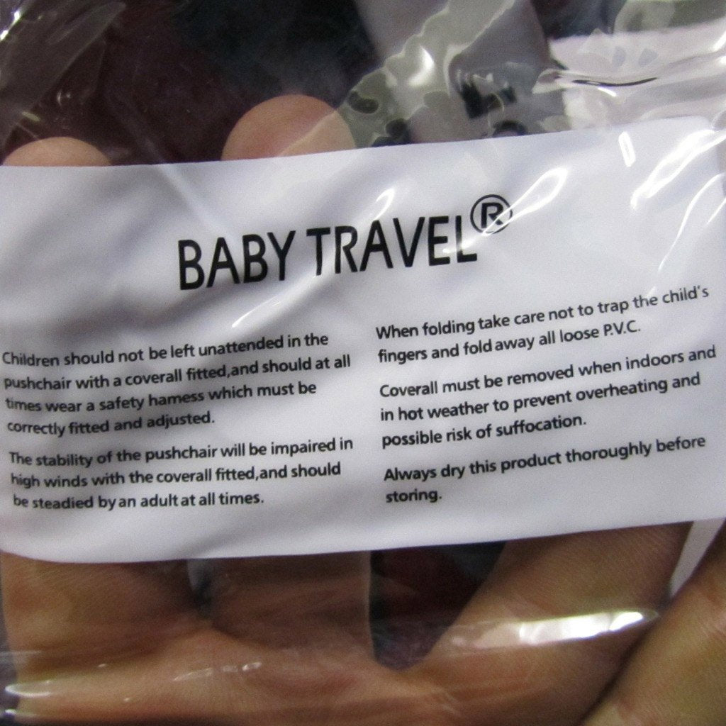 Maclaren Triumph Buggy Universal Raincover To Fit Perfect - Baby Travel UK
 - 3