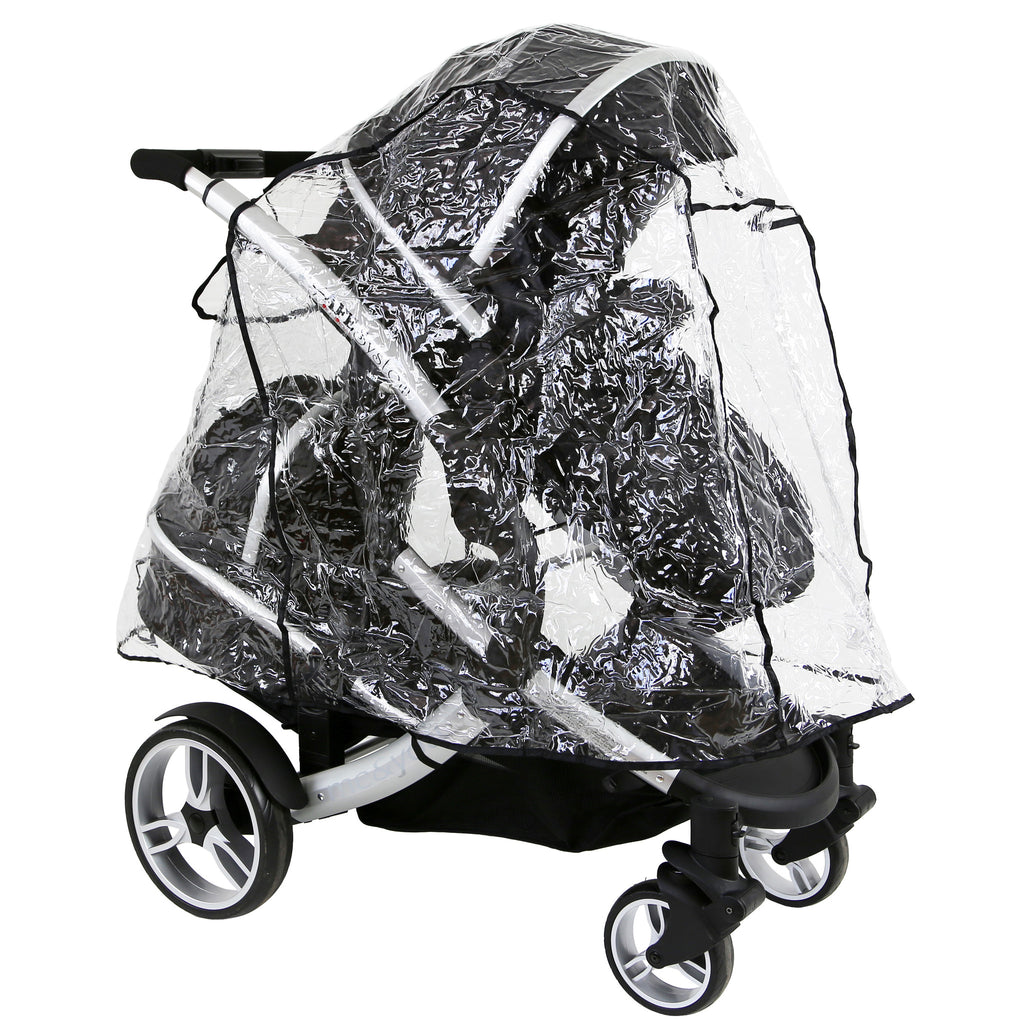 Hauck Duett Tandem Raincover iN LiNe (Large) All In One Version - Baby Travel UK
 - 1