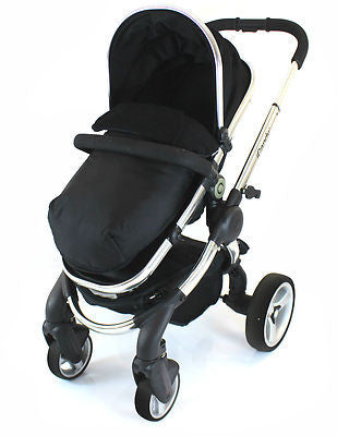 Cosy Toes With Pouches Stroller Liner For iCandy Peach Pear Apple Pram (lite) - Baby Travel UK
 - 2