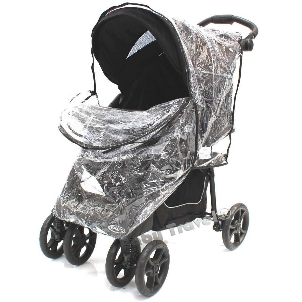 Travel System Raincover To Fit - Cosatto Fly Pram System (Heavy Duty, High Quality) - Baby Travel UK
 - 7