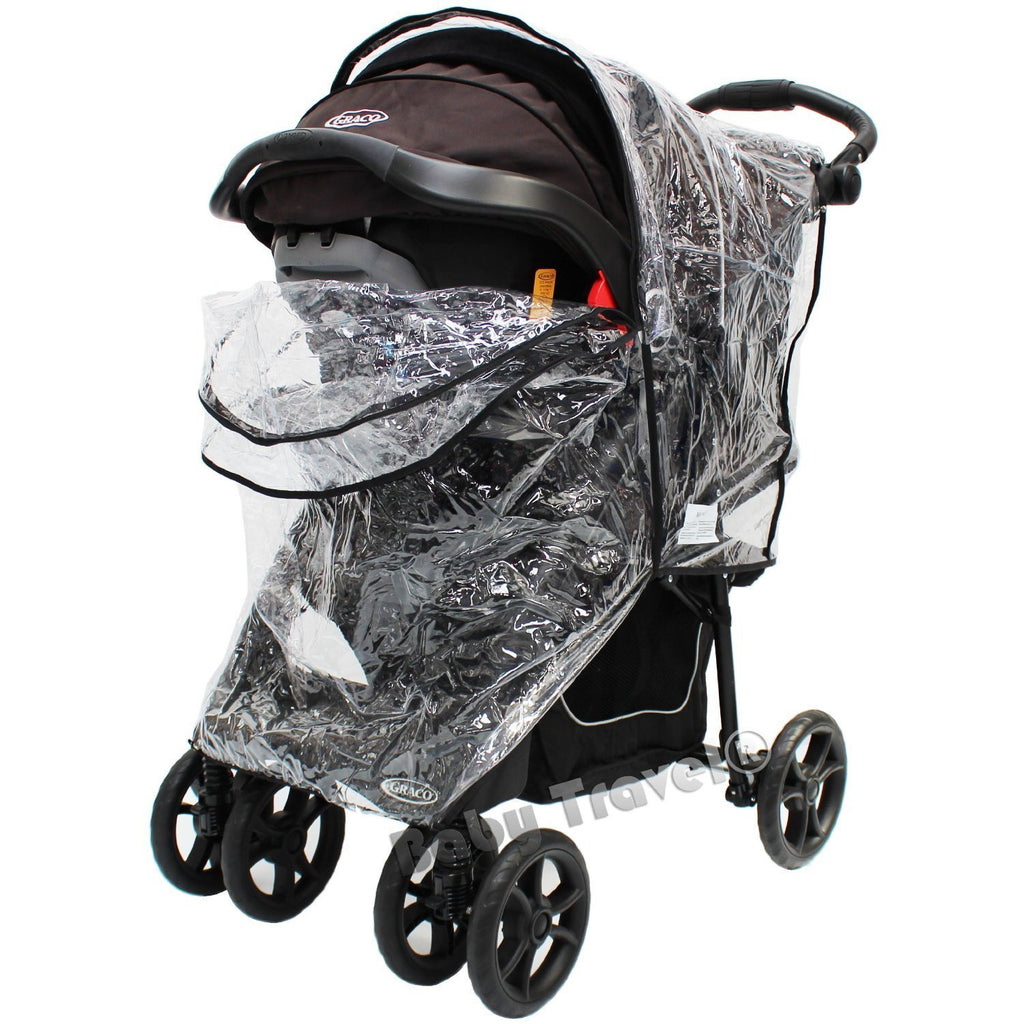 Travel System Raincover To Fit - Cosatto Fly Pram System (Heavy Duty, High Quality) - Baby Travel UK
 - 2
