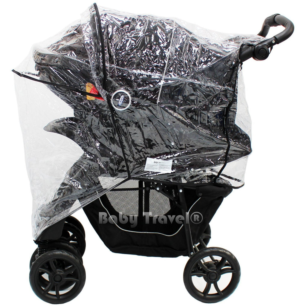 Travel System Raincover To Fit - Cosatto Fly Pram System (Heavy Duty, High Quality) - Baby Travel UK
 - 3