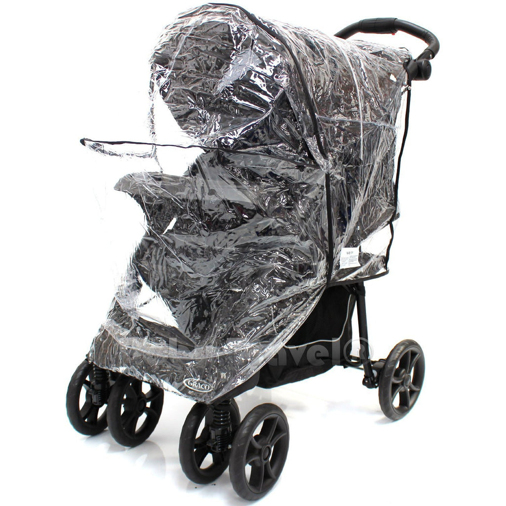 Travel System Raincover To Fit - Cosatto Fly Pram System (Heavy Duty, High Quality) - Baby Travel UK
 - 4