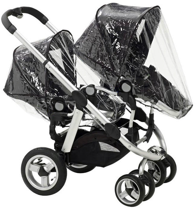 x2 Rain Covers For iCANDY Peach Main Seat Unit & Second Seat When Tandem Mode - Baby Travel UK
 - 2