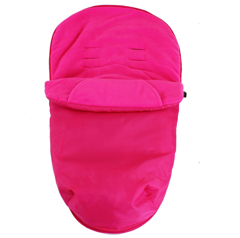 New Baby Footmuff Raspberry Pink With Pouches Fits Quinny Zapp Petite Star Zia - Baby Travel UK
 - 2