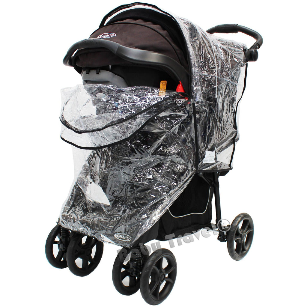 Rain Cover To Fit Safety 1st Stroller Travel System Rain Cover - Baby Travel UK
 - 2