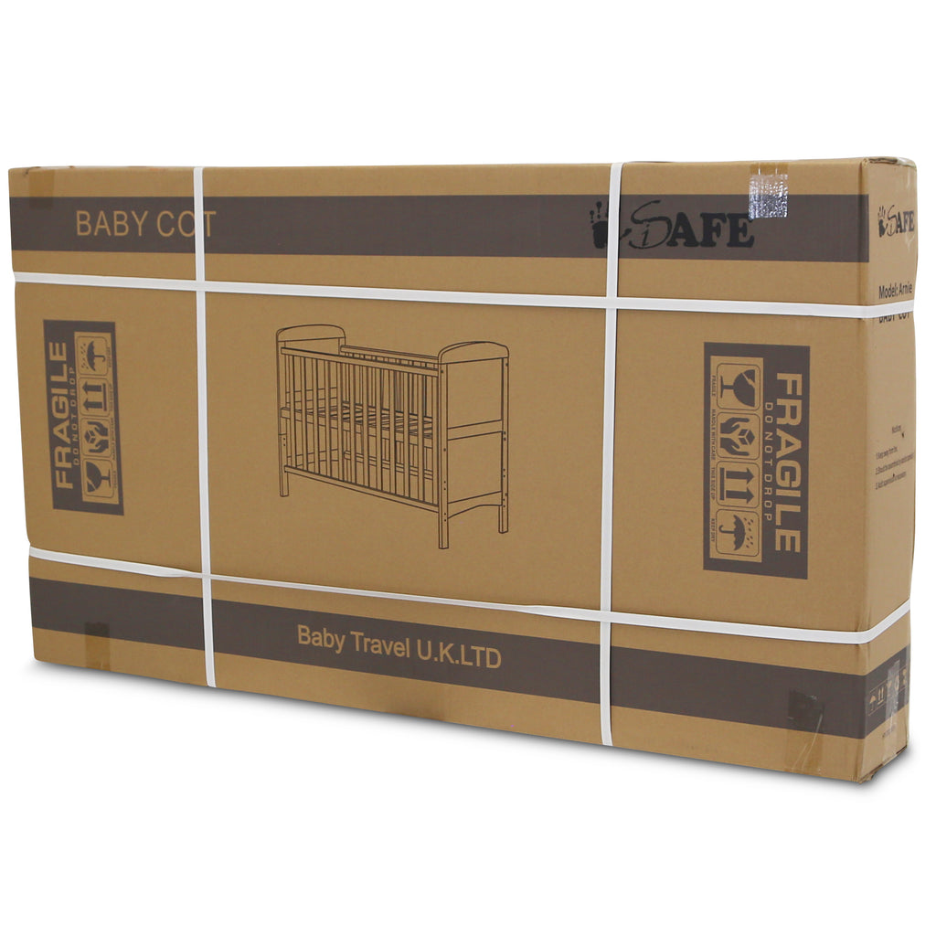 iSfe Cot Cotbed Box Packaging