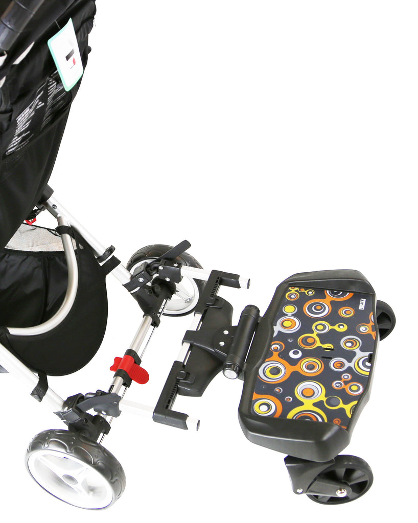 iSafe SegBoard Buggy Board Sit Or Step Pram Board - Bubble Complete With Saddle Seat PLUS - Baby Travel UK
 - 6
