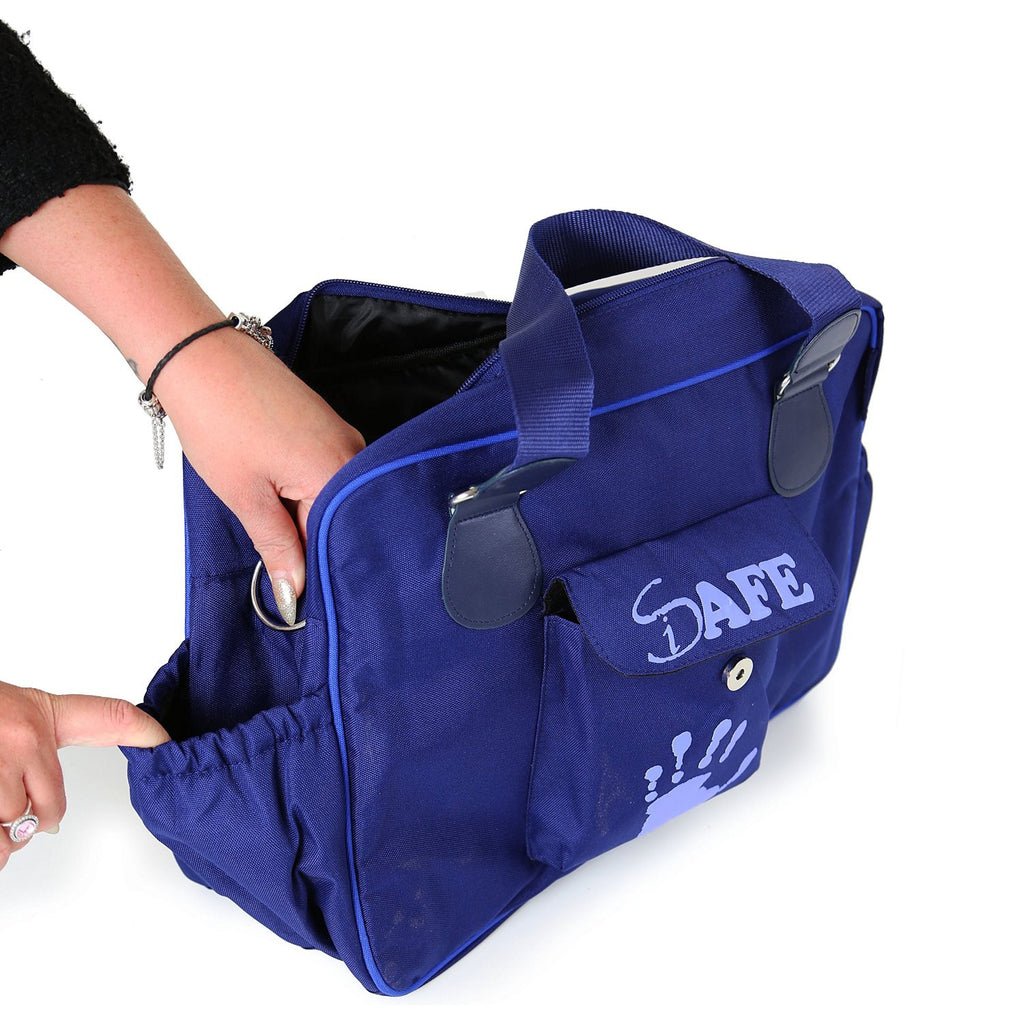 iSafe Changing Bag Luxury Quality - Plum (Purple/Purple) - Baby Travel UK
 - 9