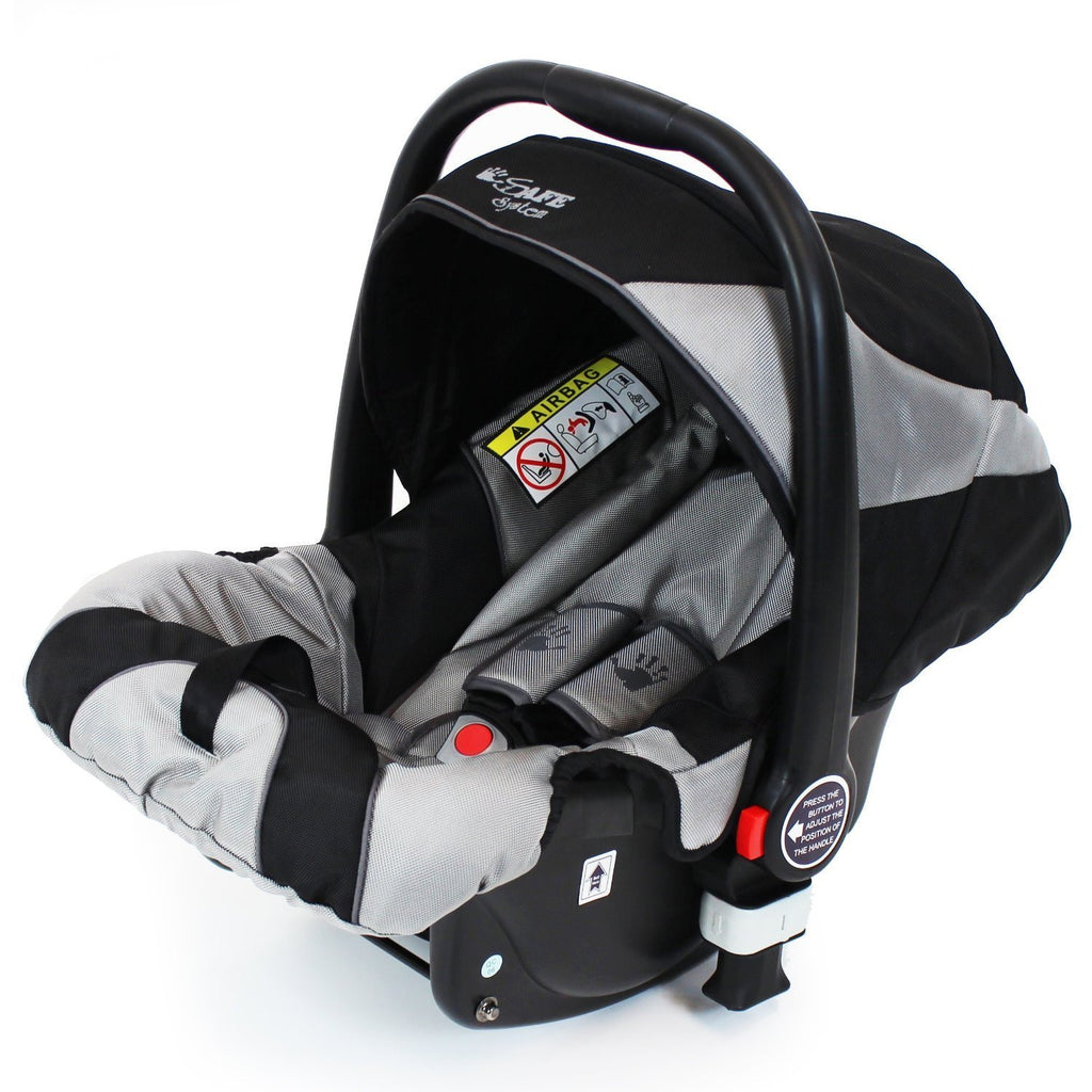 iSafe Infant Carseat Group 0+ - Black - Baby Travel UK
 - 1