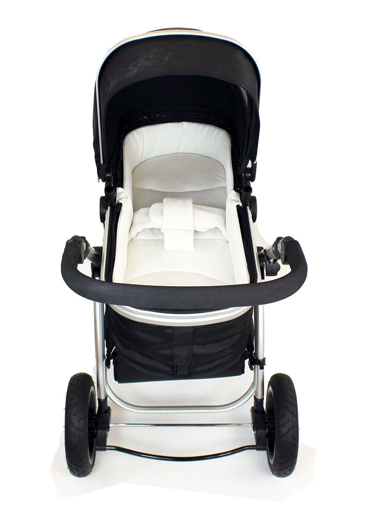 iSafe Luxury Bedding Suitable for ickle bubba Stomp V2 Black 2-in-1 Pushchair (Silver) - Baby Travel UK
 - 7