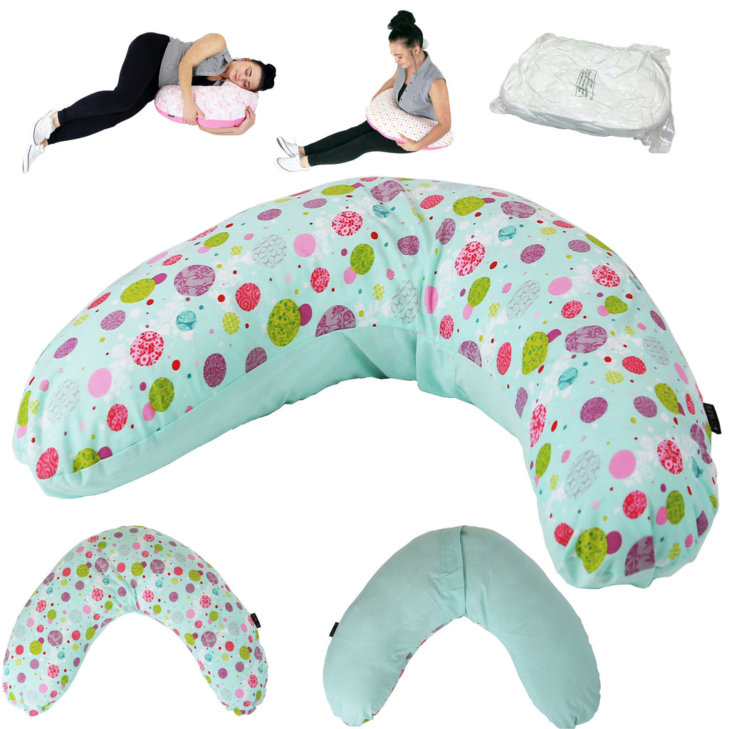 iSafe Maternity Pillow Aquarius + Vacuum Storage Bag + Pillow Case - Baby Travel UK
 - 1