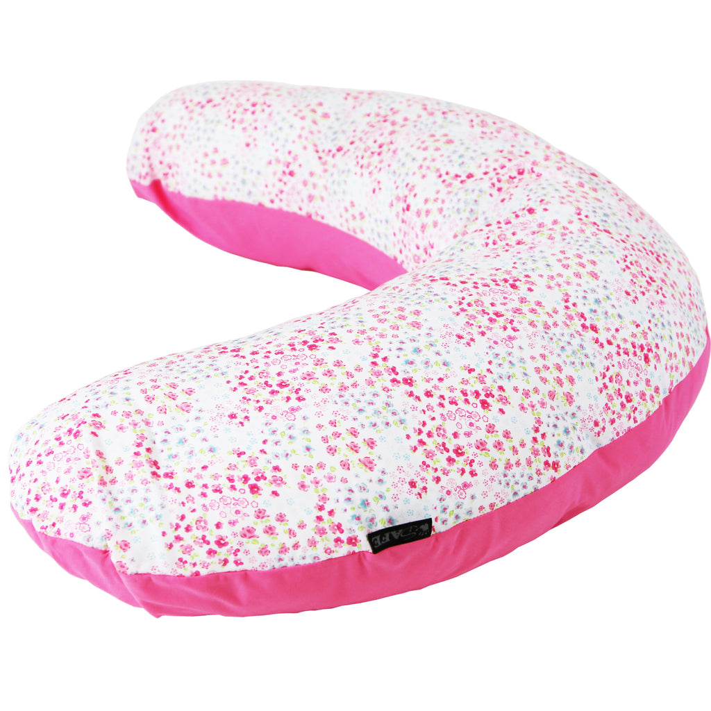 iSafe Pregnancy Maternity And Feeding Pillow Bed Of Roses + Vacuum Storage Bag + Pillow Case - Baby Travel UK
 - 2