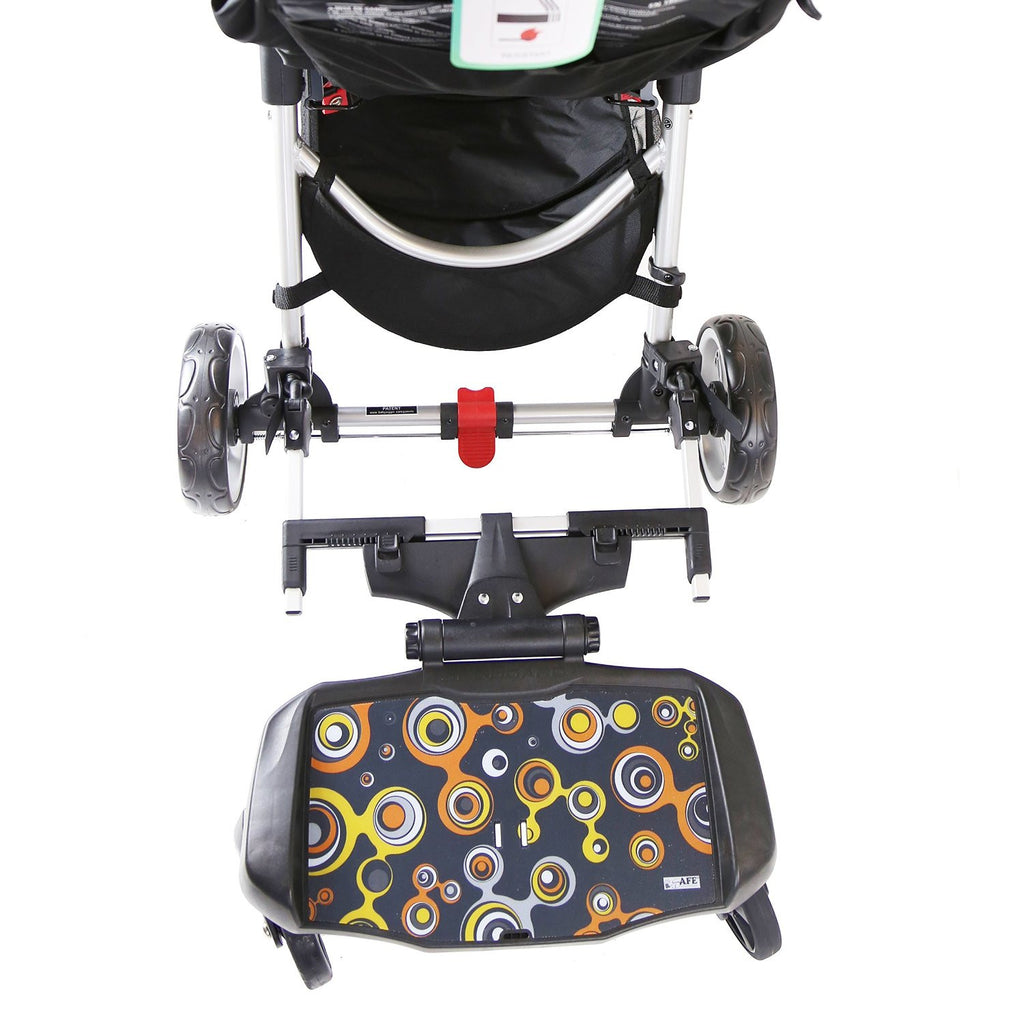 iSafe SegBoard Buggy Board Sit Or Step Pram Board - Bubble Complete With Saddle Seat - Baby Travel UK
 - 3