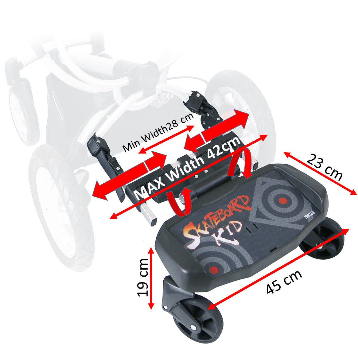 Buggy board with seat for sale sale