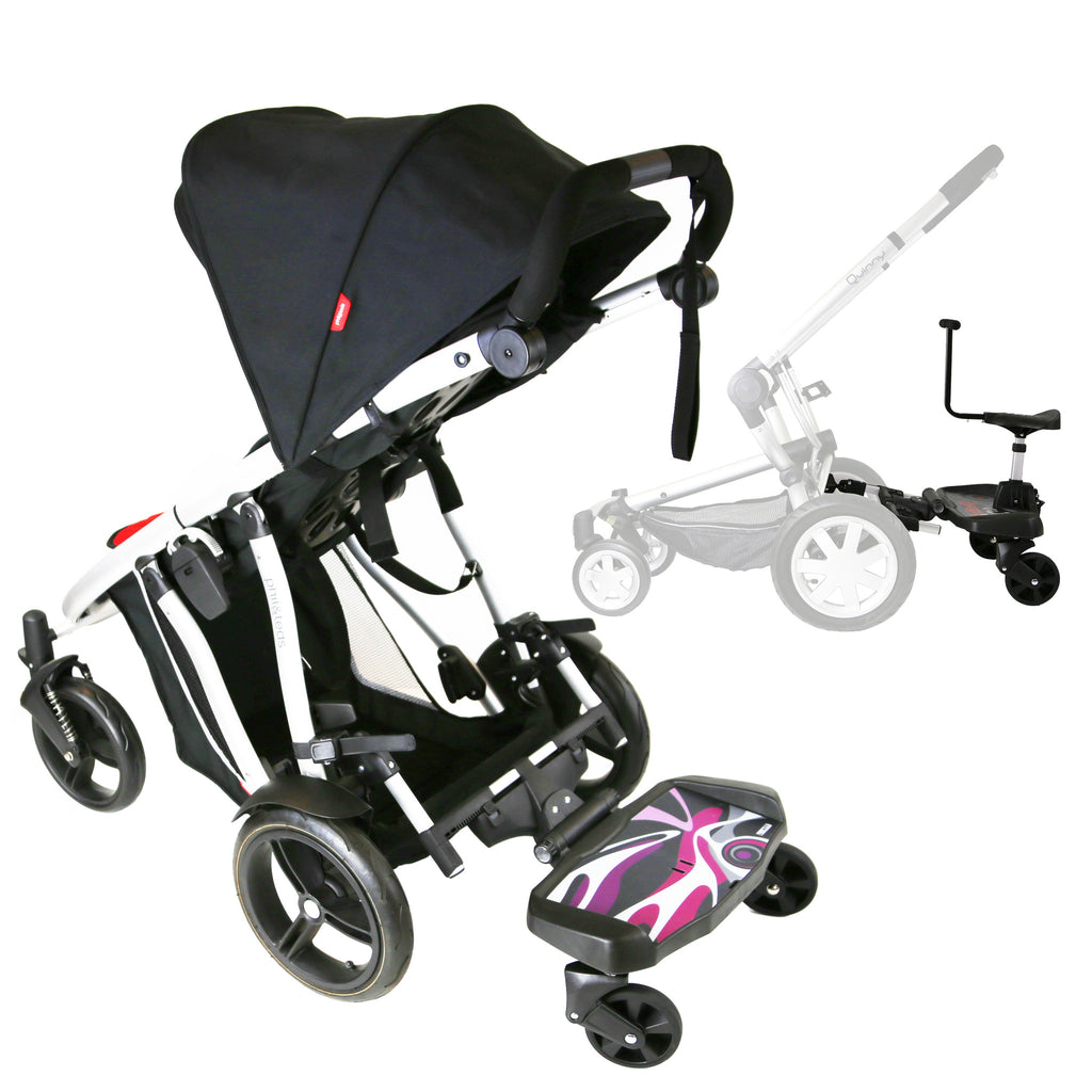iSafe SegBoard Buggy Board Sit Or Step Pram Board - Splash Complete With Saddle Seat - Baby Travel UK
 - 1